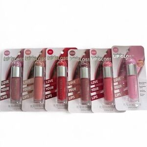 Lip Gloss Set - Mauve, Brown, Pink, Red, Berry, Nude